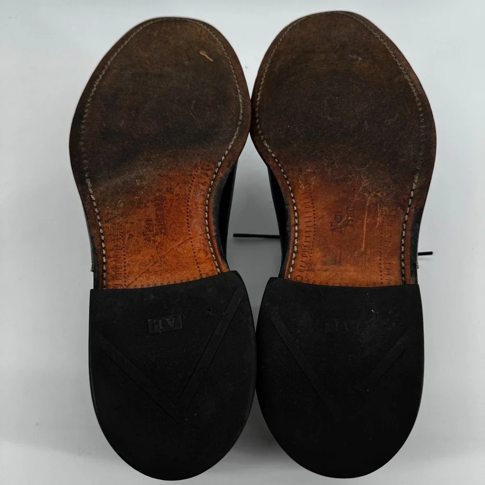 Allen Edmonds Park Avenue Black Leather Cap Toe Oxford Dress Shoes Mens 9.5 D